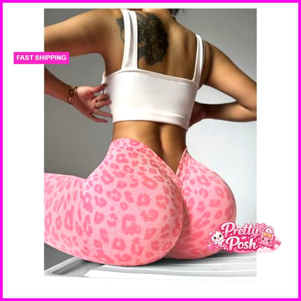 Polyamide Elastane High Waisted Butt Lifting Legg… - image 3